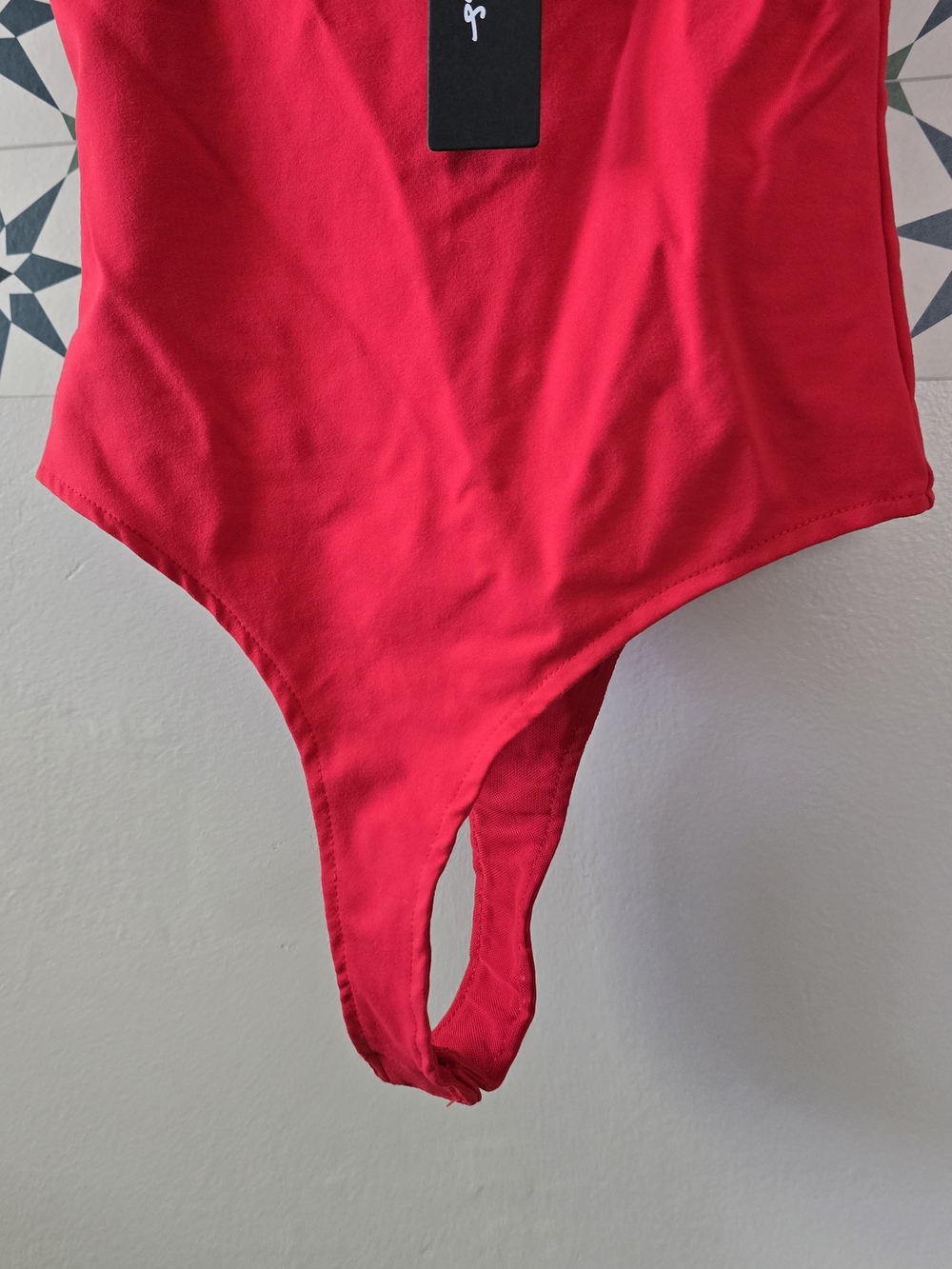 Lulu's Hot Pink Ruffle Bodysuit - Picture 3 of 4
